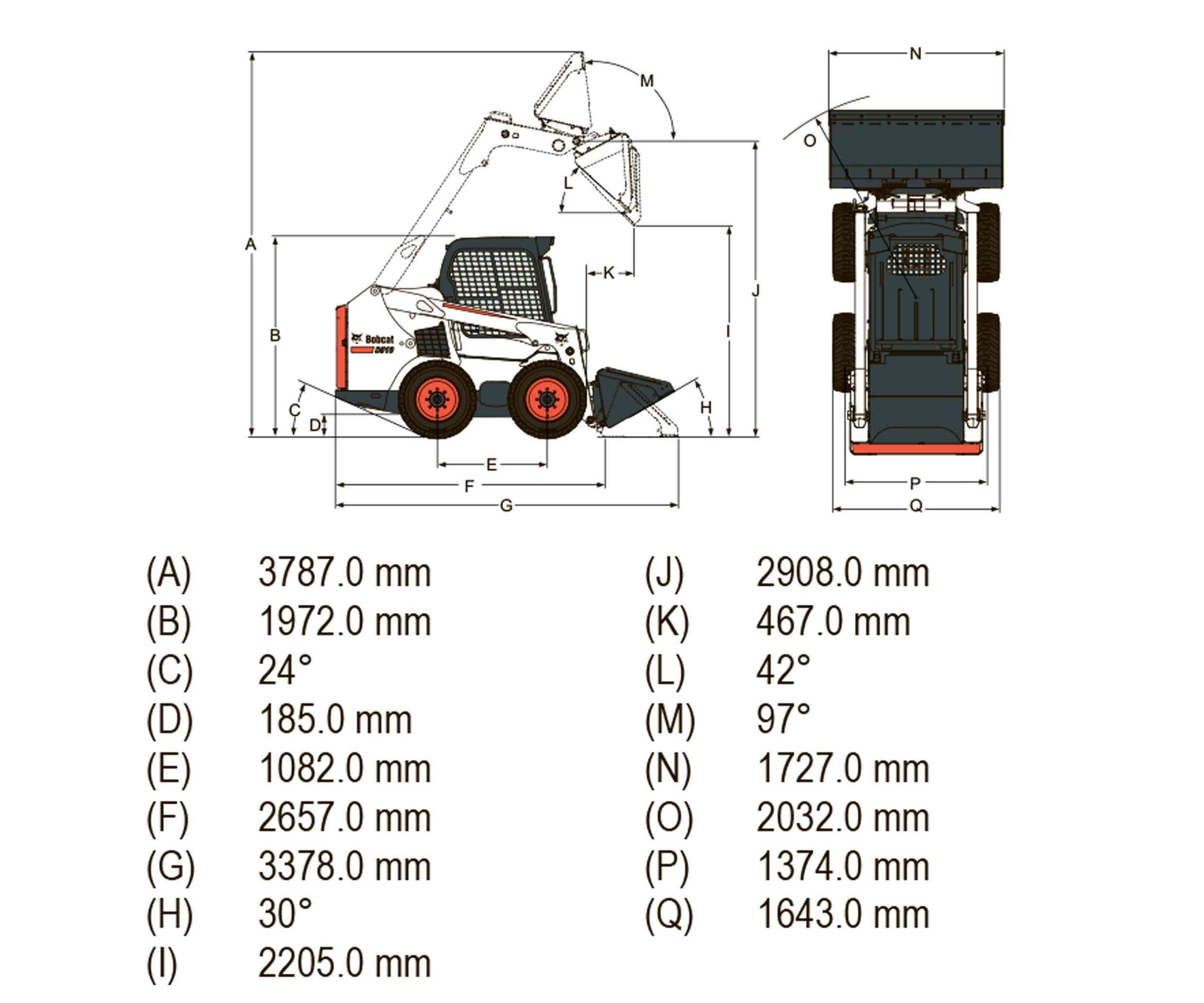 Колесный мини-погрузчик Bobcat S510