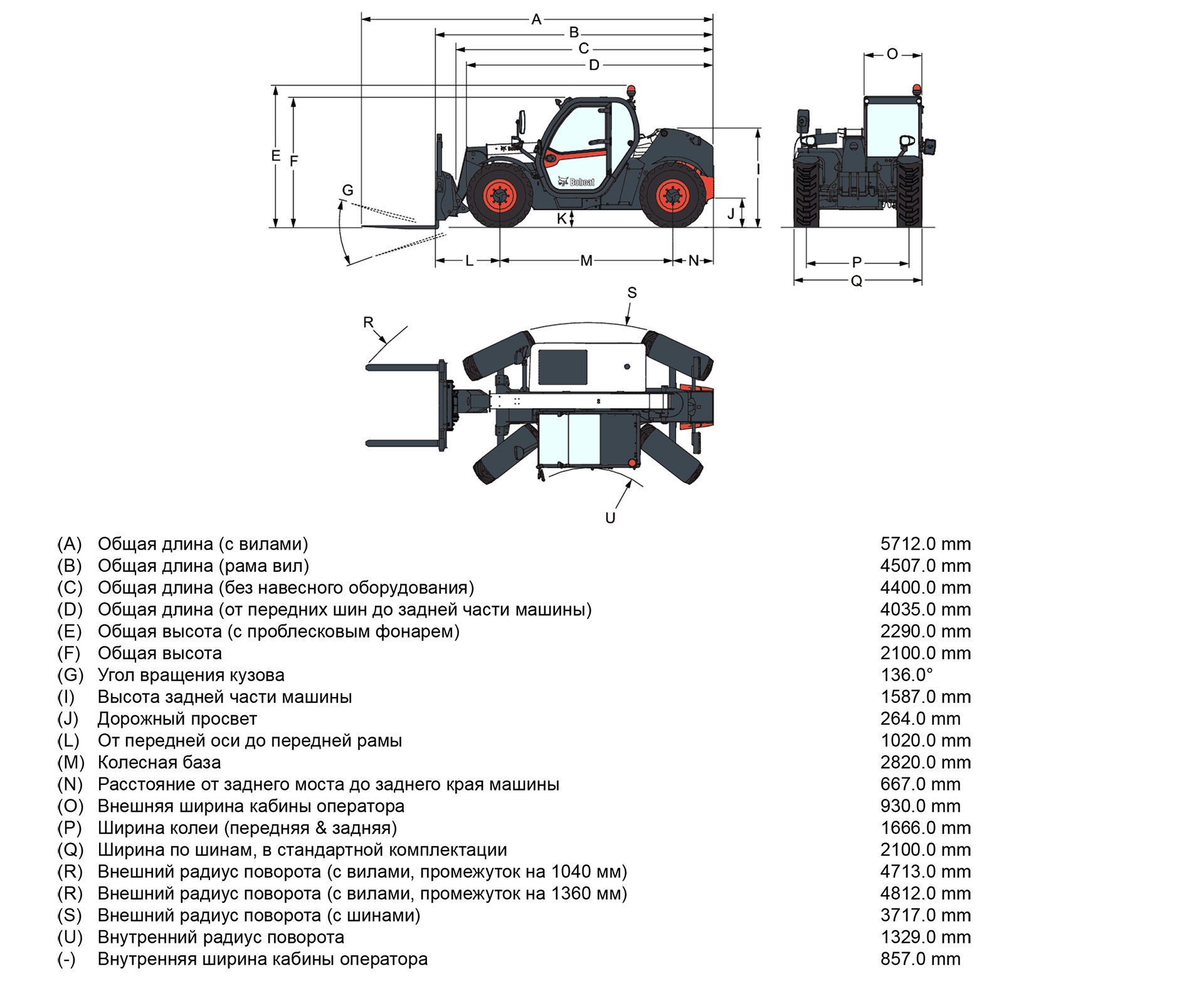 Телескопический погрузчик Bobcat TL26.60 купить от поставщика — Официальный  дистрибьютор Bobcat