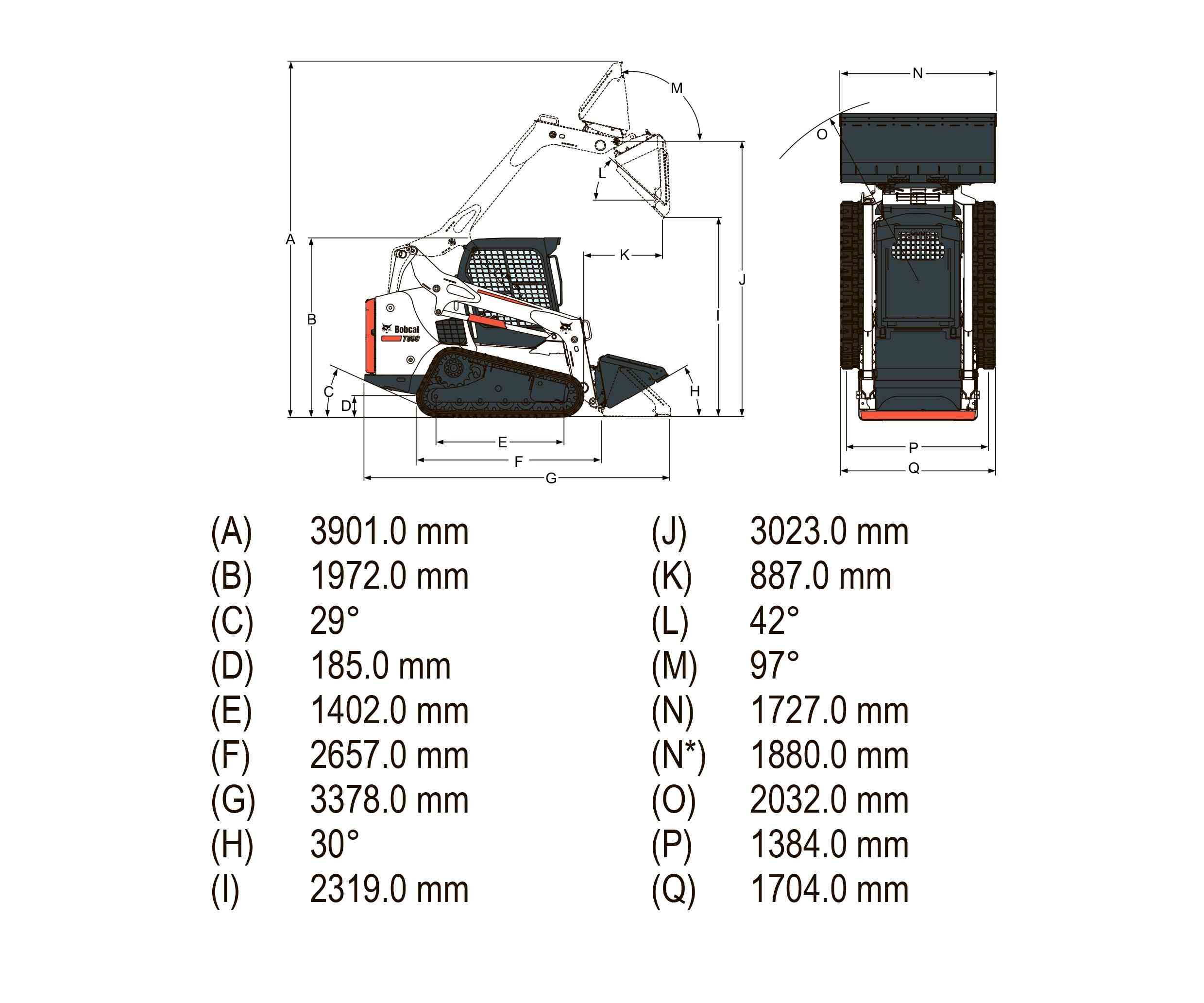 Гусеничный мини-погрузчик Bobcat T590