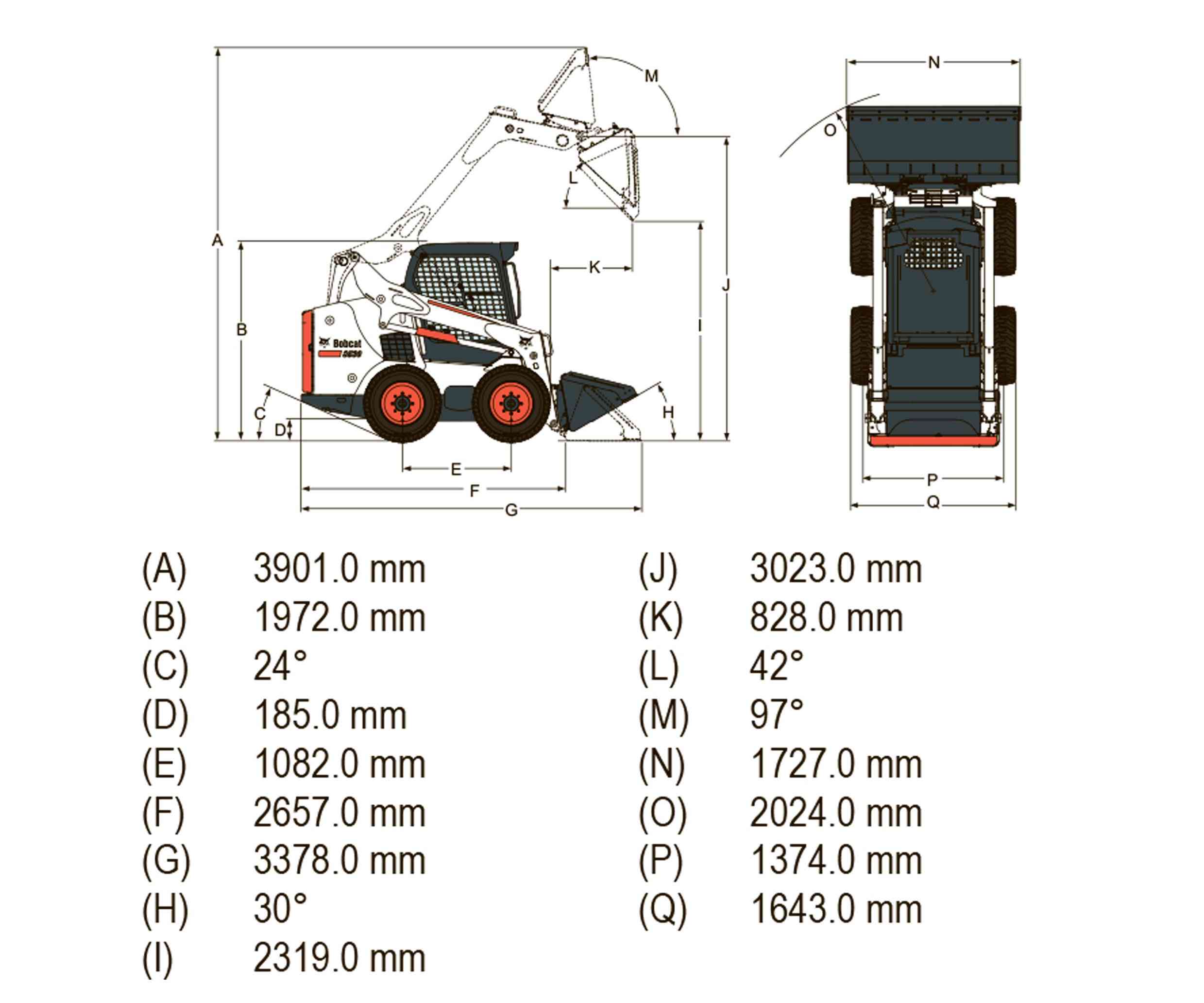 Колесный мини-погрузчик Bobcat S530