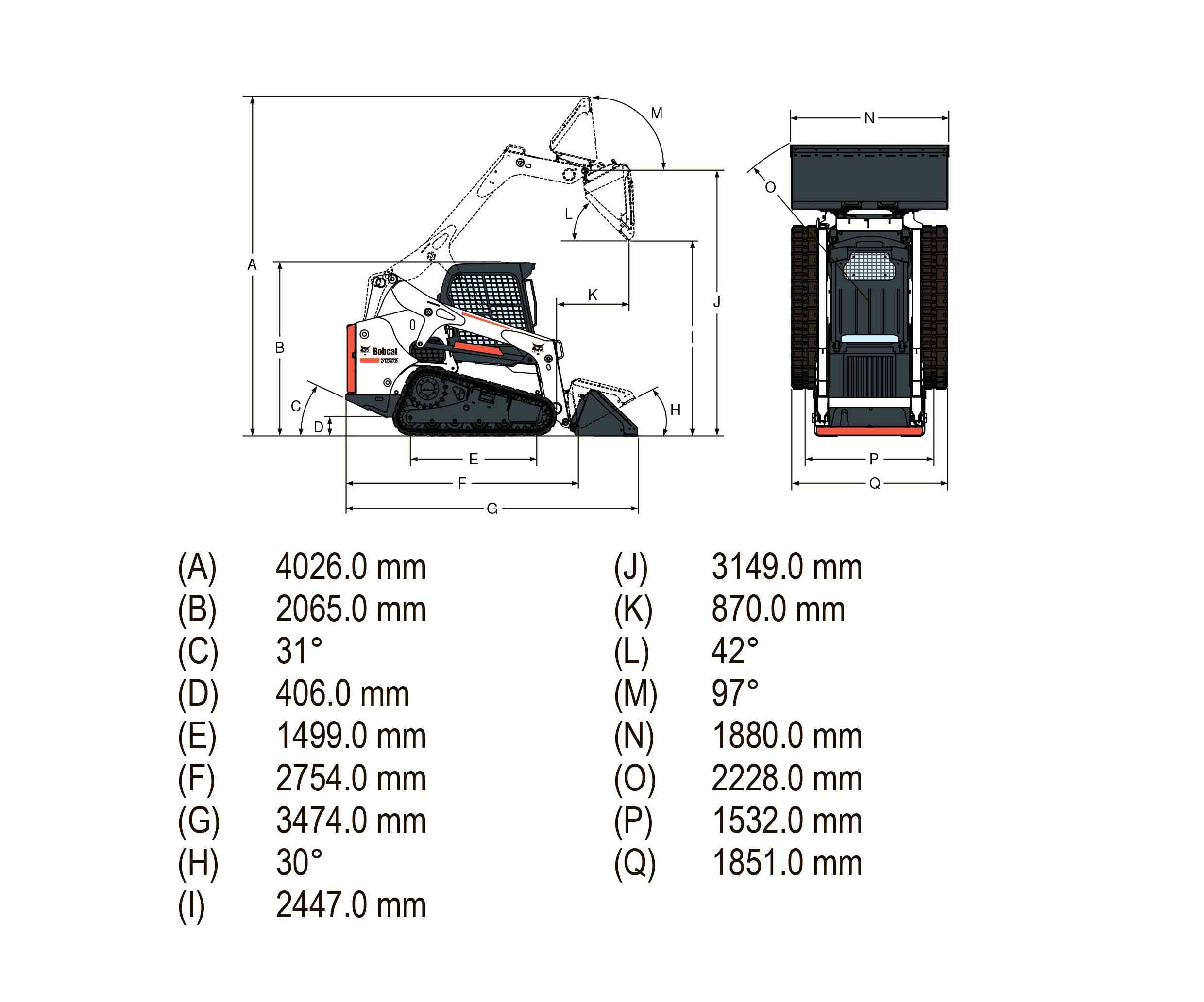 Bobcat s175 характеристики. Bobcat s650 габариты. Габариты Бобкэт 650. Вес погрузчика Бобкэт с650. Габариты погрузчика Бобкэт s100.